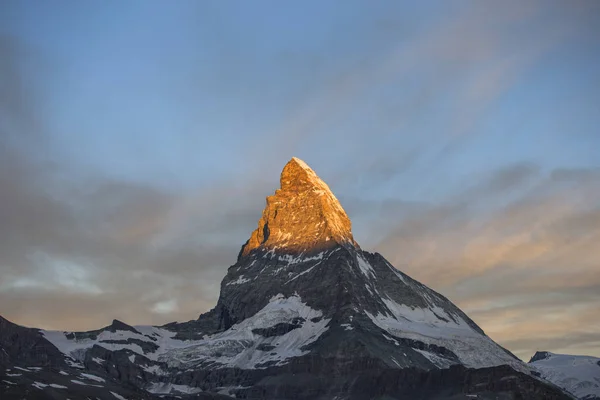 Alba montagna matterhorn — Foto Stock