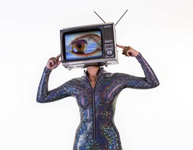 göz video ile baş kadın TV