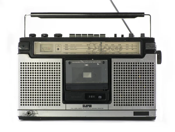 Ghettoblaster hifi stereo radio — Zdjęcie stockowe