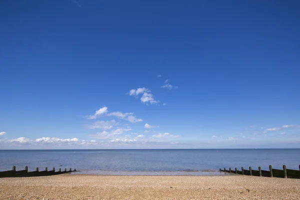 Pláž Whitstable kent Anglie — Stock fotografie