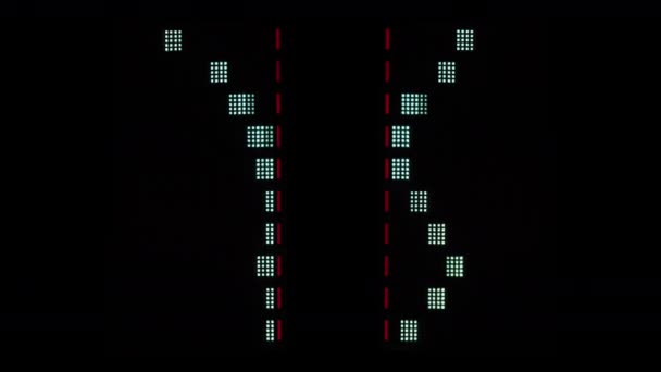 Stereo hifi grafis equalisers — Stok Video