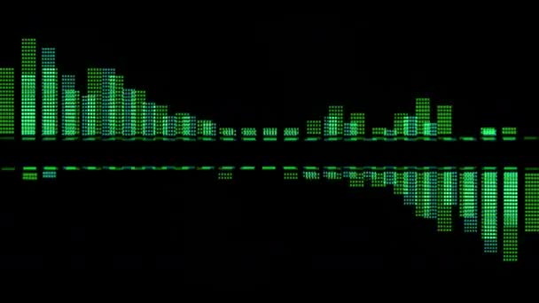 Equalisers gráficos hifi estéreo — Vídeo de Stock