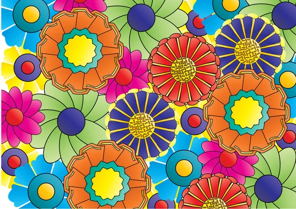 Modern floral background pattern — Stock Photo, Image