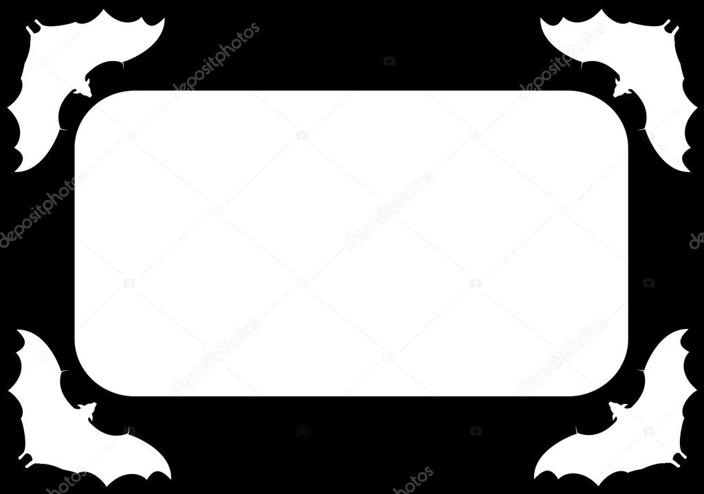 Bat Frame On Black Stock Photo Jamesstar 127656514 Bat Frame On Black Stock Photo