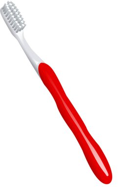 kırmızı saplı diş fırçası