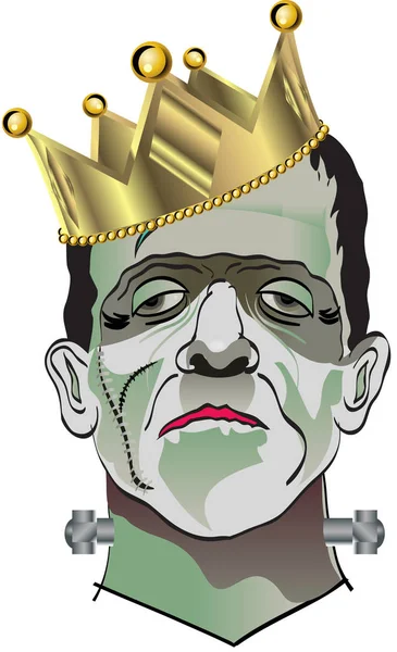 Monster frank with crown — Stock Photo, Image