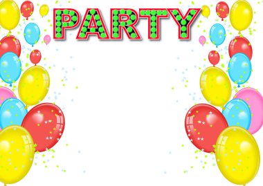 balonlu parti daveti