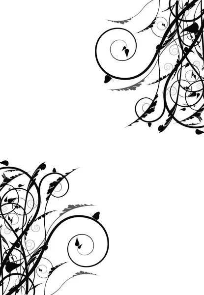 Linha ornamentada decoração ilustração — Fotografia de Stock