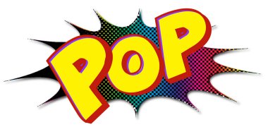 çizgi roman pop patlama