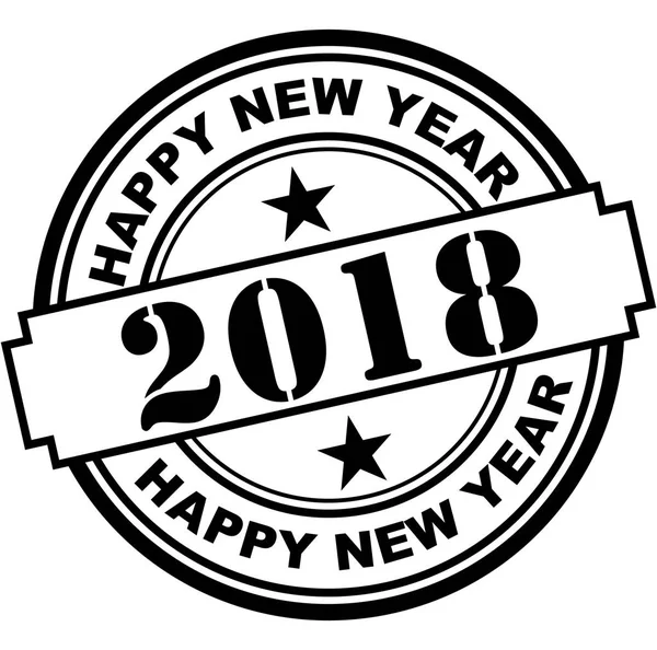 Illustration zum Neujahrssiegel 2018 — Stockfoto