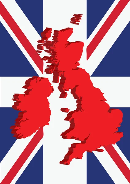 Union jack i Wielkiej Brytanii — Zdjęcie stockowe