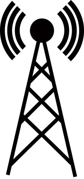 Mast pictogram op wit — Stockfoto