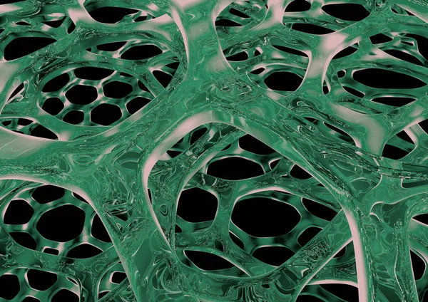 3D απεικόνιση ινών των οστών — Φωτογραφία Αρχείου