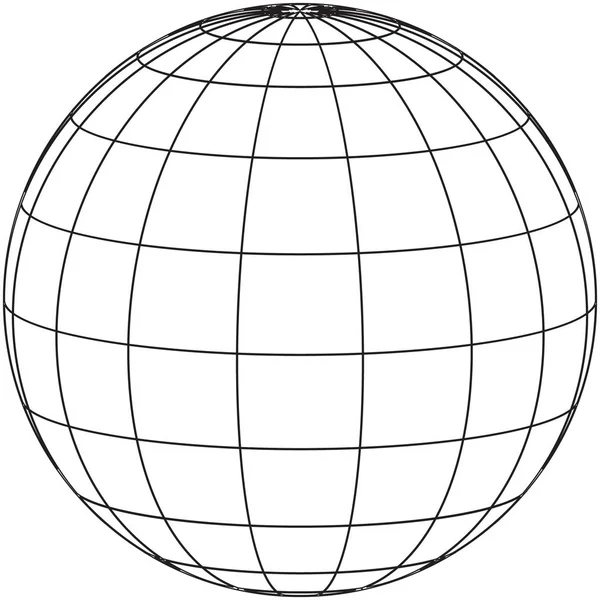 Globe wire concept drawing — Stock Photo, Image