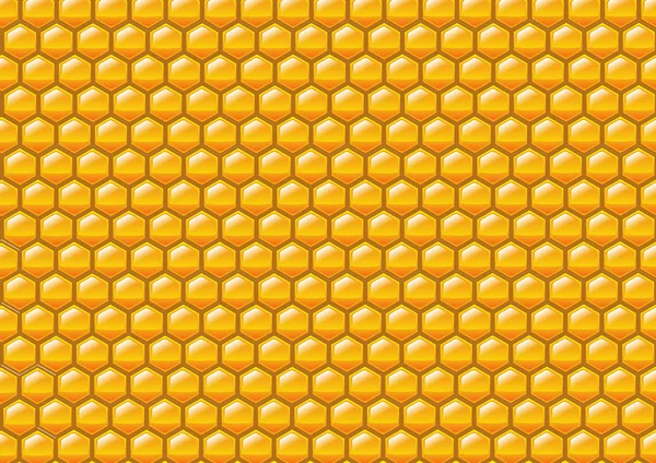 Peigne de miel illustration fond — Photo