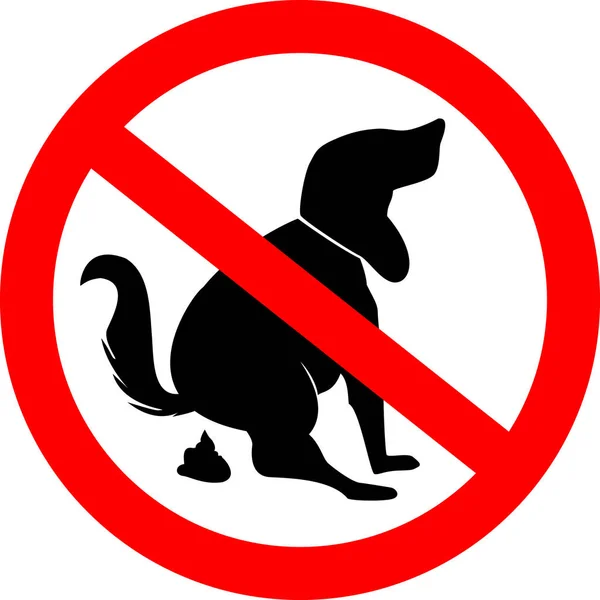 Nee Hondenpoep alsjeblieft symbool — Stockfoto