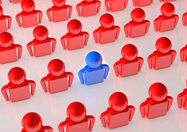 Patron işçi ile 3d render