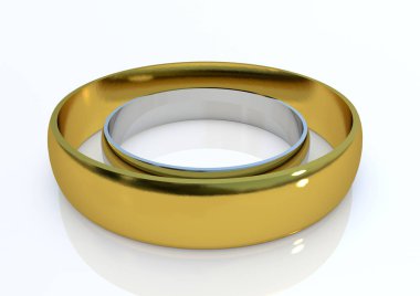 Altın Gümüş Alyans