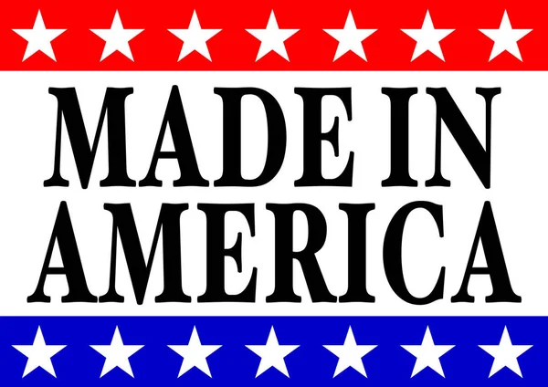 Made in America Symbol — Stock Photo, Image