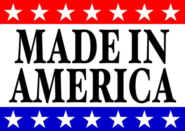 Made in America icon — Stock Photo, Image