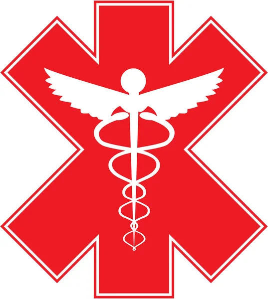 MEDICAL SYMBOL on white background — Stock Photo, Image