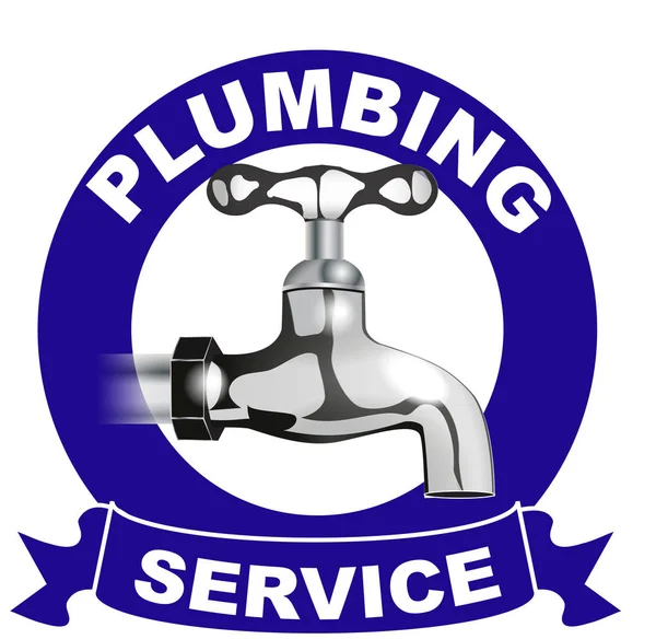 Plomberie services logo illustration — Photo