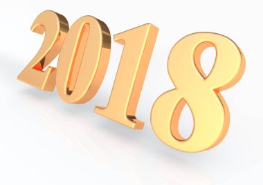 2018 3d render illüstrasyon 