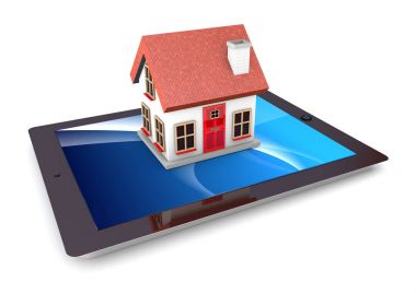 Ev ve Ipad 3d render