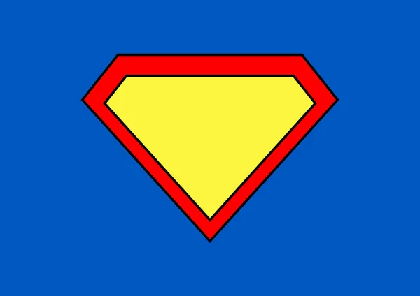 Super hero symbol ilustracja — Zdjęcie stockowe