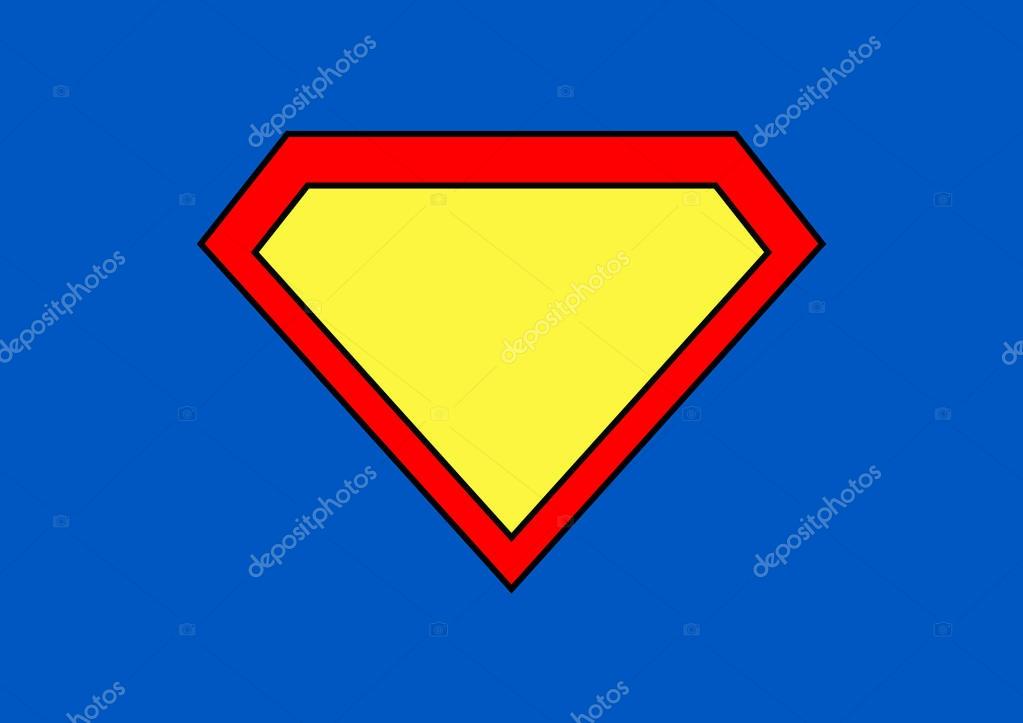 Super hero symbol illustration