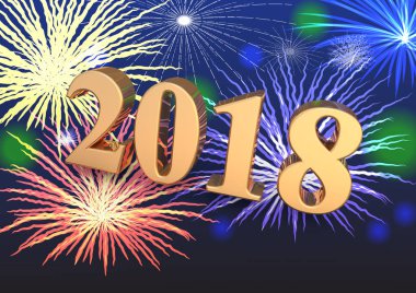 2018 3d render illüstrasyon