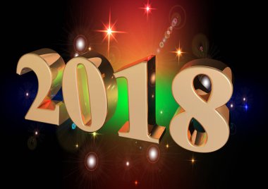 2018 3d render illüstrasyon 