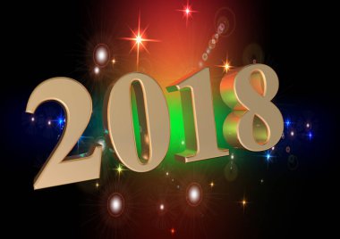 2018 3d render illüstrasyon 