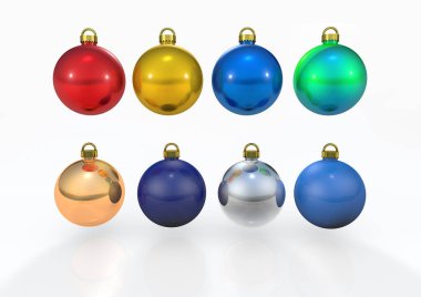 Noel Baubles 3d render