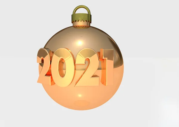 2021 Bauble Render – stockfoto