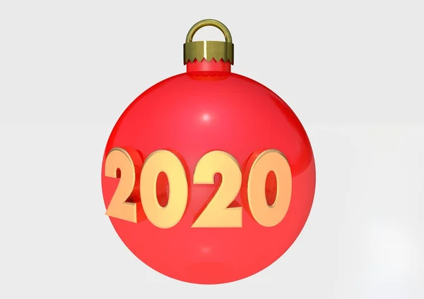 2020 Bauble Render — Stockfoto