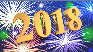 2018 3d render illüstrasyon