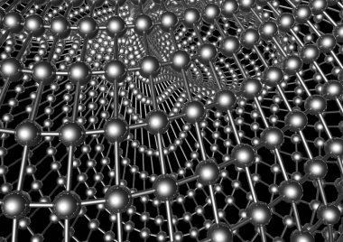 Gümüş soyut 3d render