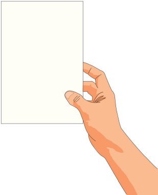 Boş kağıt Catoon biçimi