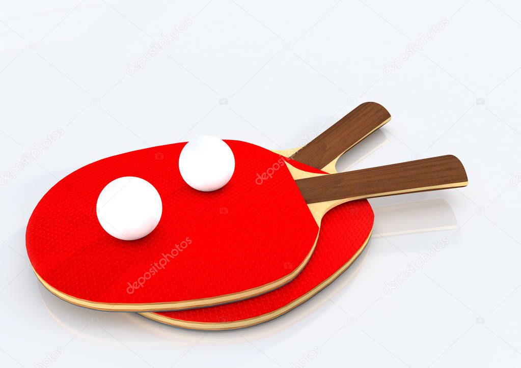 Table tennis Bat and ball