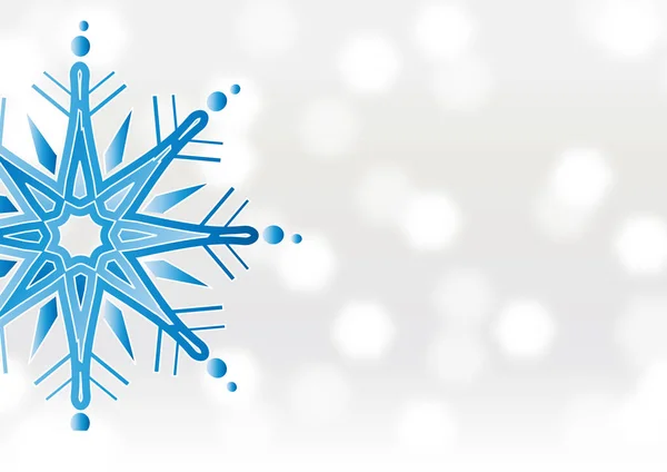 Snowflake on background illustration — Stock Photo, Image