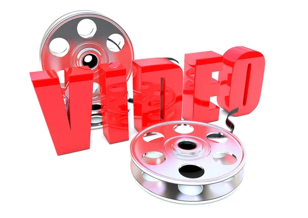 Video Med Film Render — Stockfoto