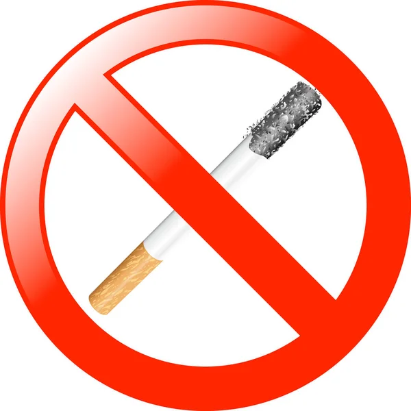 Logo Žádné Kouření — Stock fotografie
