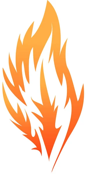 Flames Graphic White — Stock Photo, Image