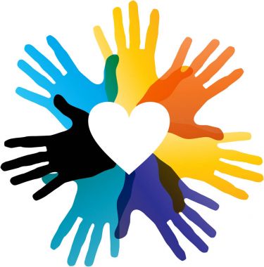 Renkli el kalp yapma