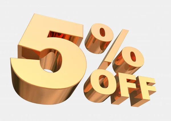 Процентов Логотипа Ренде — стоковое фото