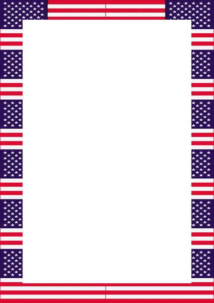 Usa Vlag Leeg Poster Usa — Stockfoto