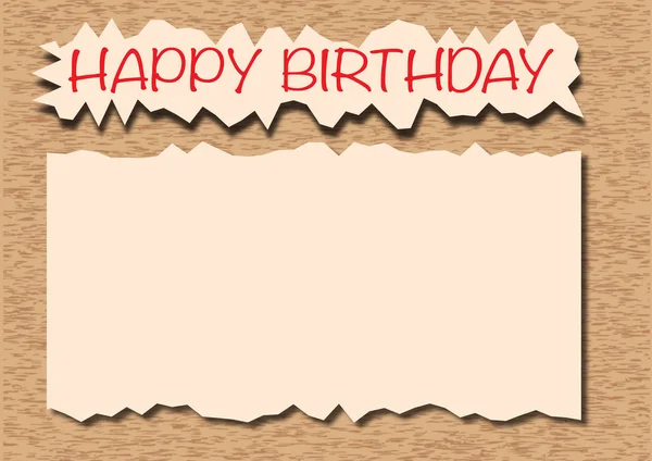 Happy Birthday card background — Stock Photo, Image