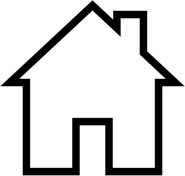 House Symbols line drawing — Stock Photo, Image