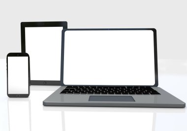 Dizüstü akıllı telefon tablet